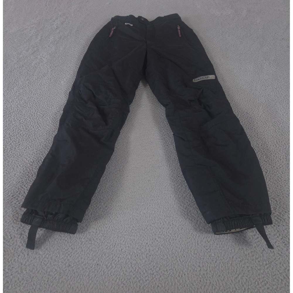 VINTAGE Spyder Pants Women 6‎ Black Straight Leg Ski Thinsulate Insulated 90s